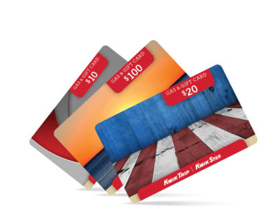 Kwik trip gift deals card