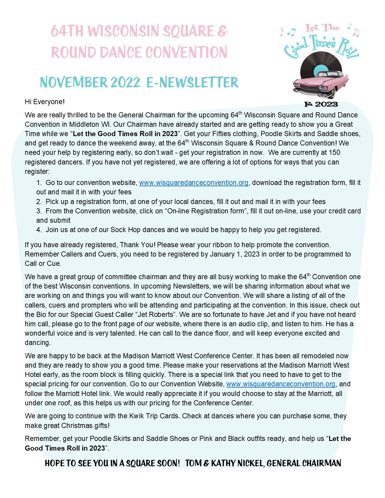 November Newsletter Page 1