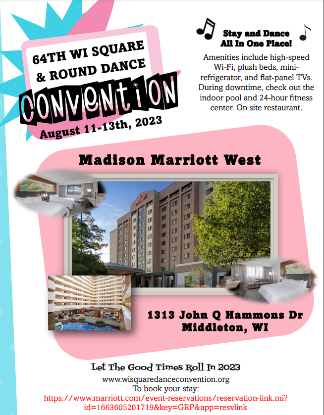 Convention 2023 flyer featuring hotel